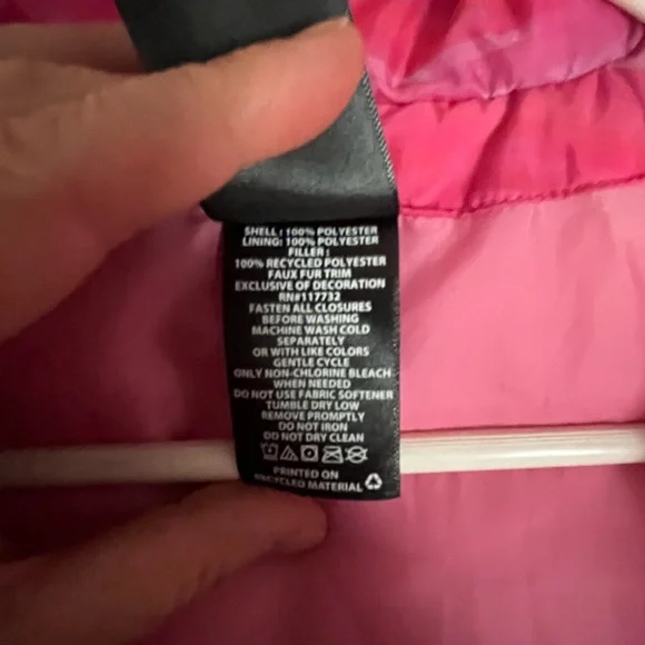 Girls ZeroXposur Heavyweight Faux Fur Hooded 2-in-1 Jacket. - Picture 6 of 7